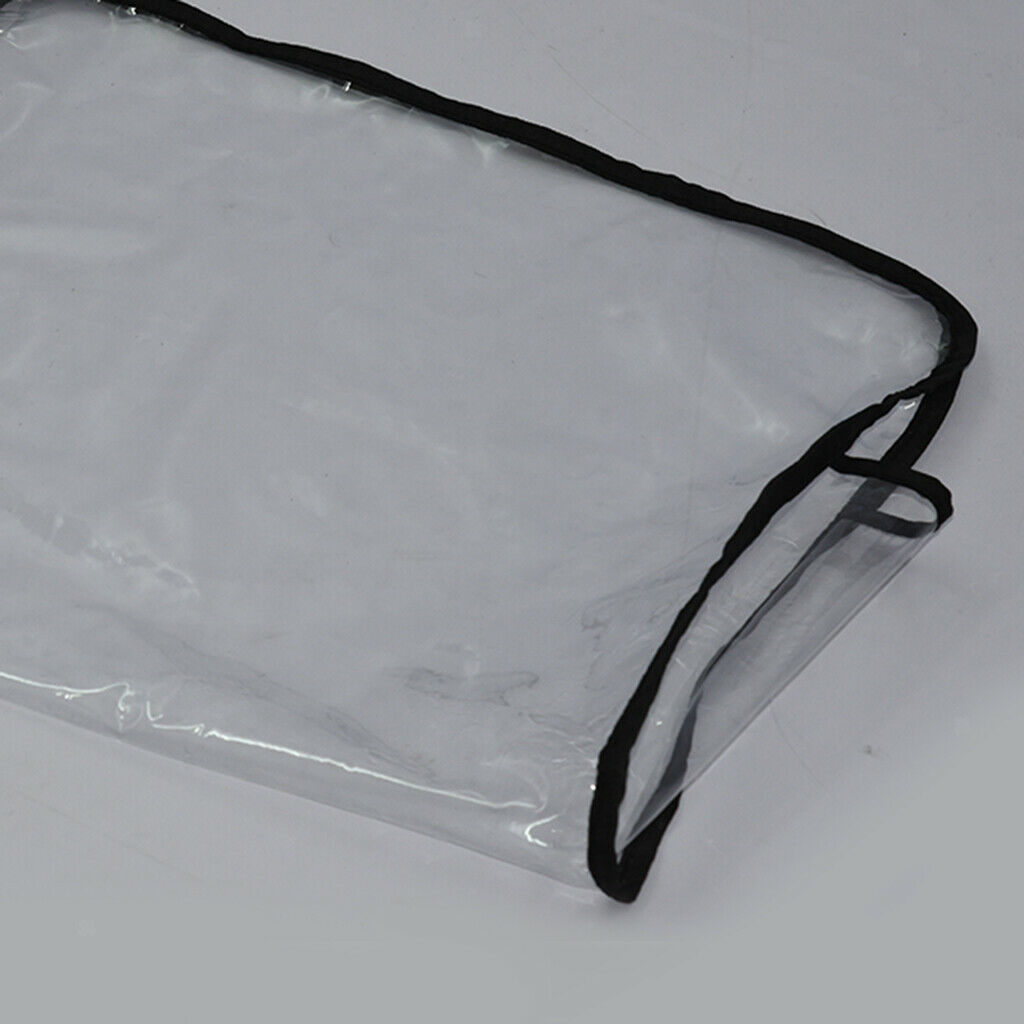 3x Barber Chair Back Covers Hair Salon PVC Vinyl Cover Protective Clear