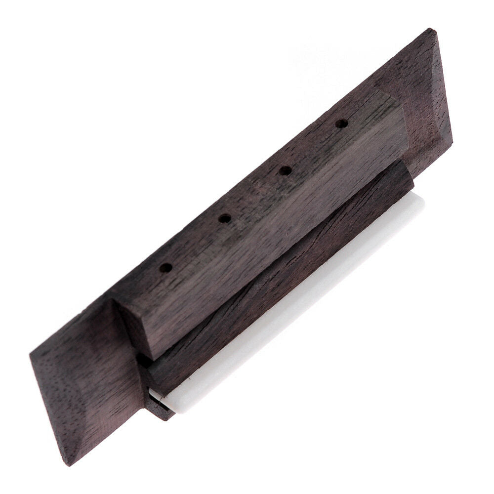 Ukulele Guitar Bridge With Bone Saddle 82 x 25 x 8mm
