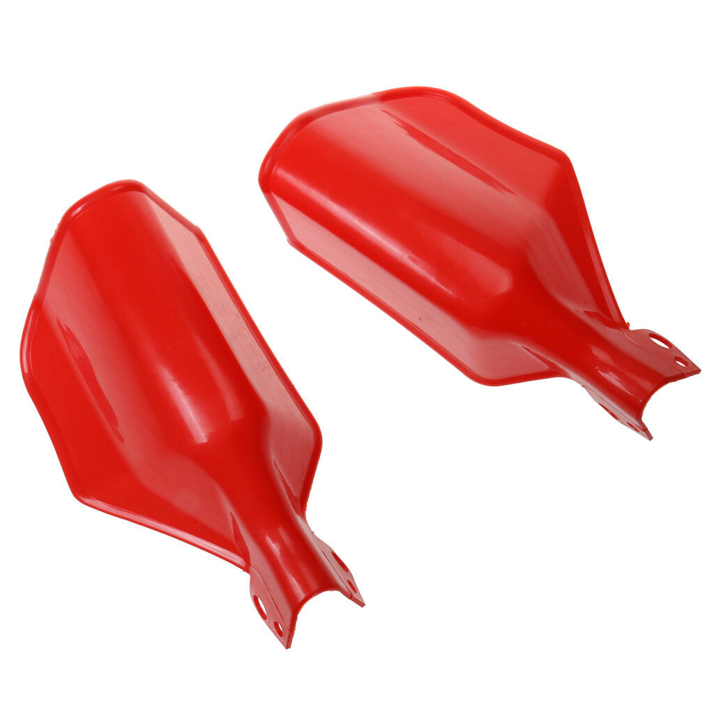 Pair Motor Handlebar Hand Brush Guards Protector Handguards for Yamaha - Red