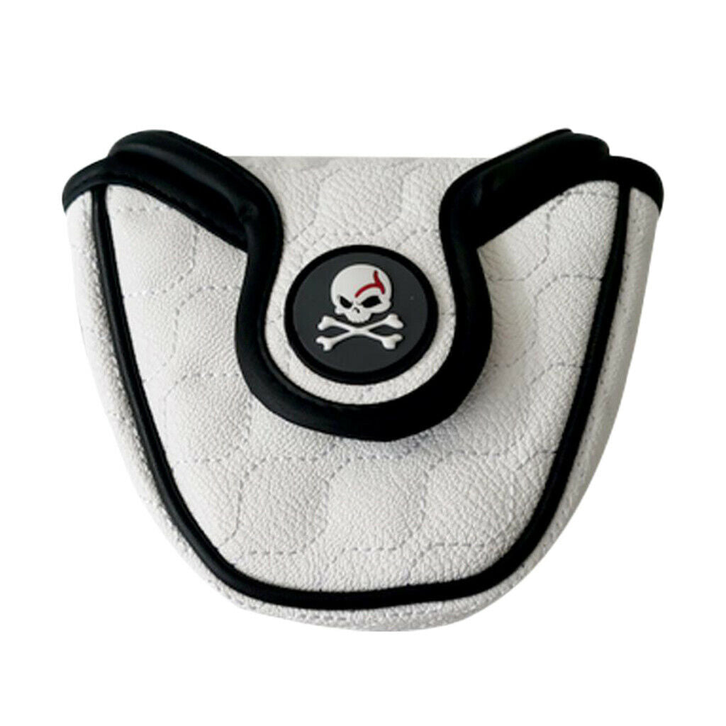 Waterproof Golf Mallet Putter Head Cover Headcover Golf Cover Guard White