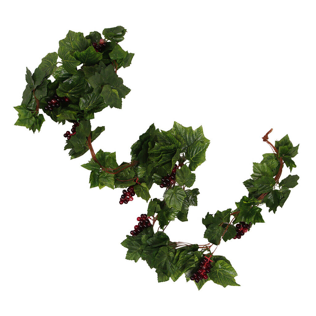 Artificial Plant Grapevine Leaves And Flowers Ivy Hanger Ivy Garland Plant