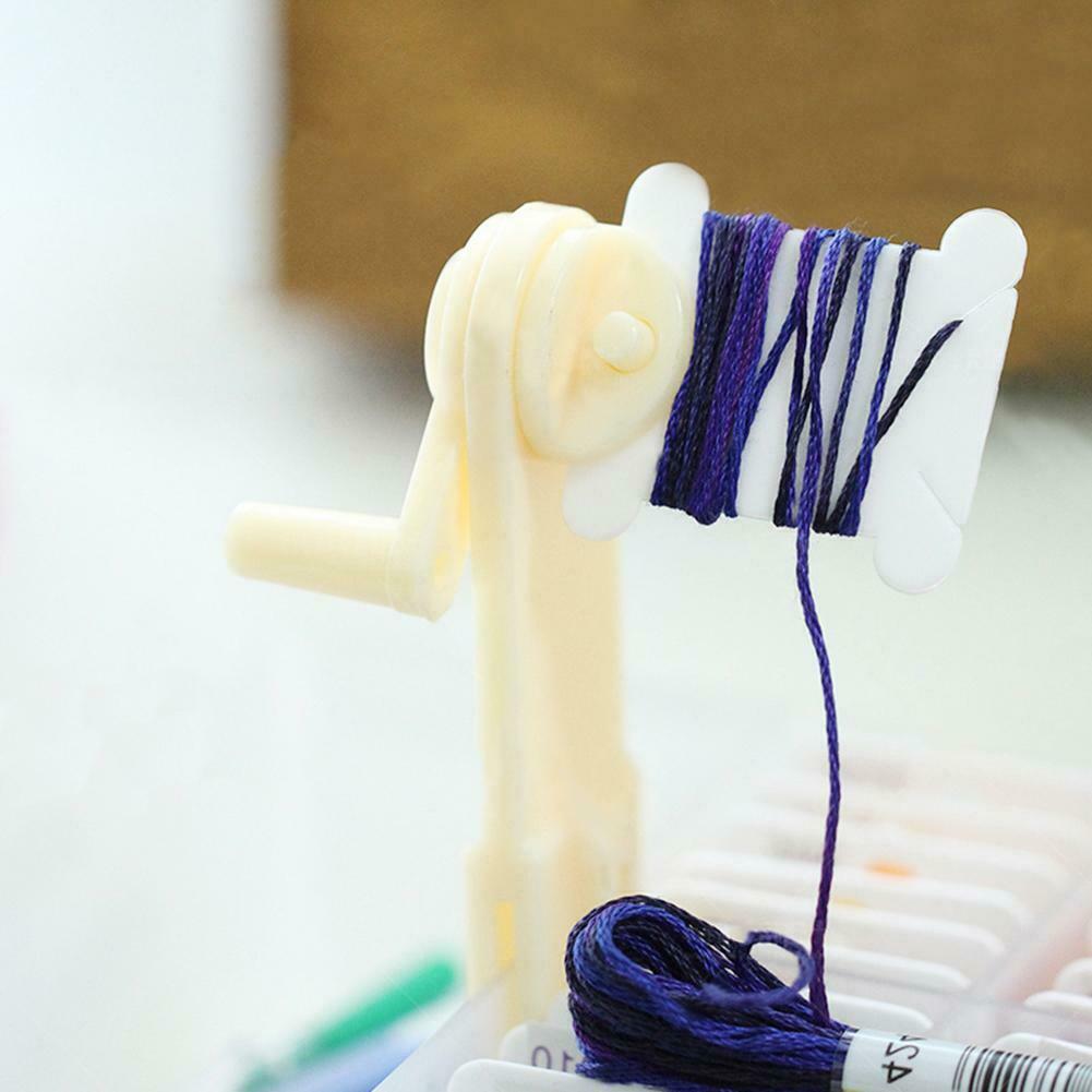 120pcs Embroidery Floss Craft Cross Stitch Thread Bobbin Storage Holder @