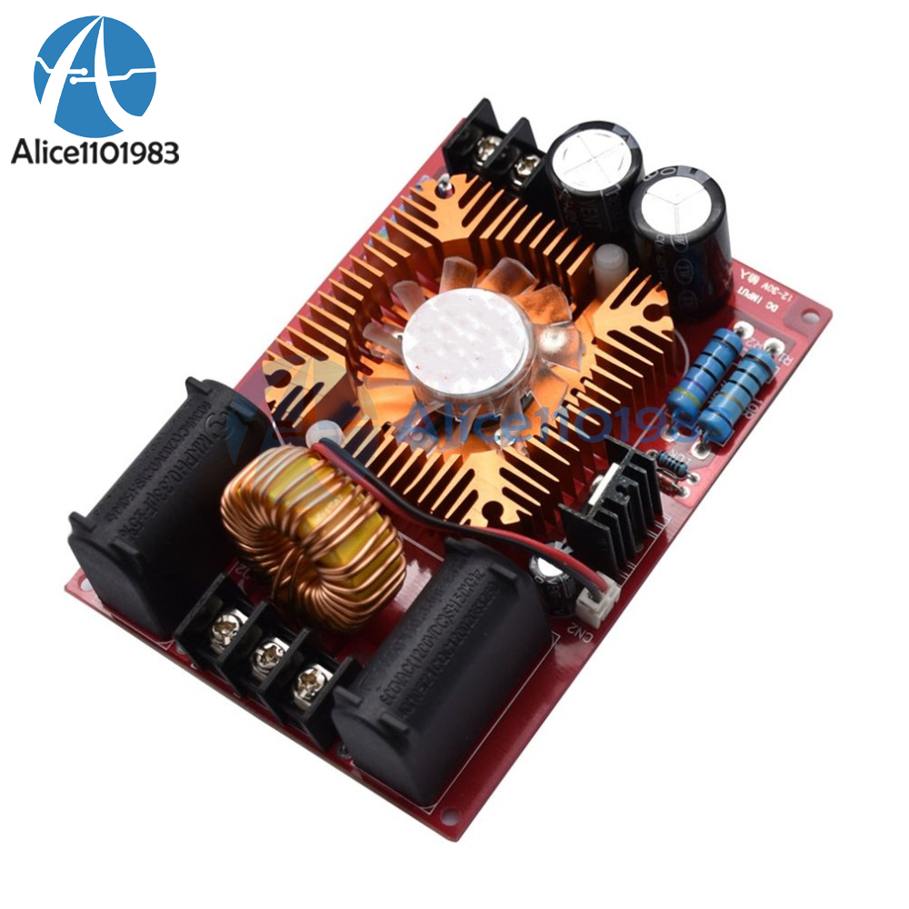DC12V-30V ZVS Tesla Coil Flyback Driver SGTC/Marx Generator + Ignition Coil +Fan