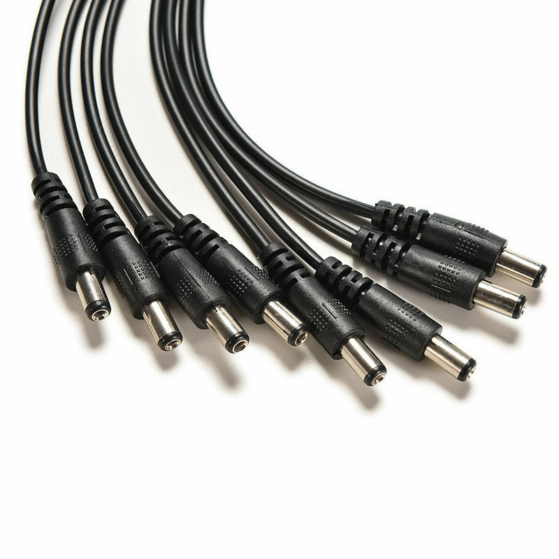 45cm DC12V Power Supply Adapter with 8 Port Splitter Cable CCTV Security .l8