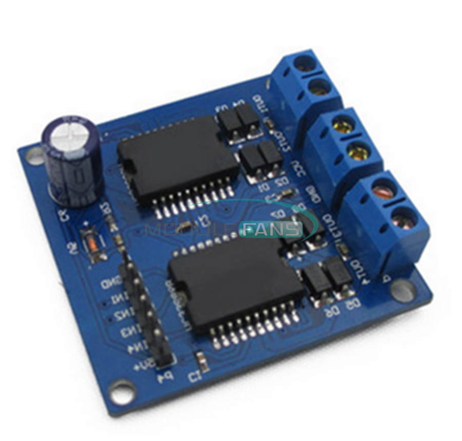 5A Dual MC33886 4 Output Motor Power Driver Module For Smart Car 5~12V New