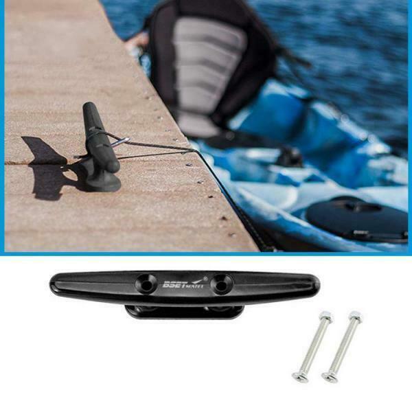 6" Durable Nylon Dinghy Marine Boat Dock Anchor Line Tie Down Cleat Black