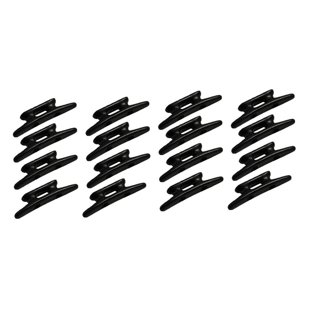 16pack Marine Boat Kayaks Heavy Duty High Impact Nylon Open Dock Black