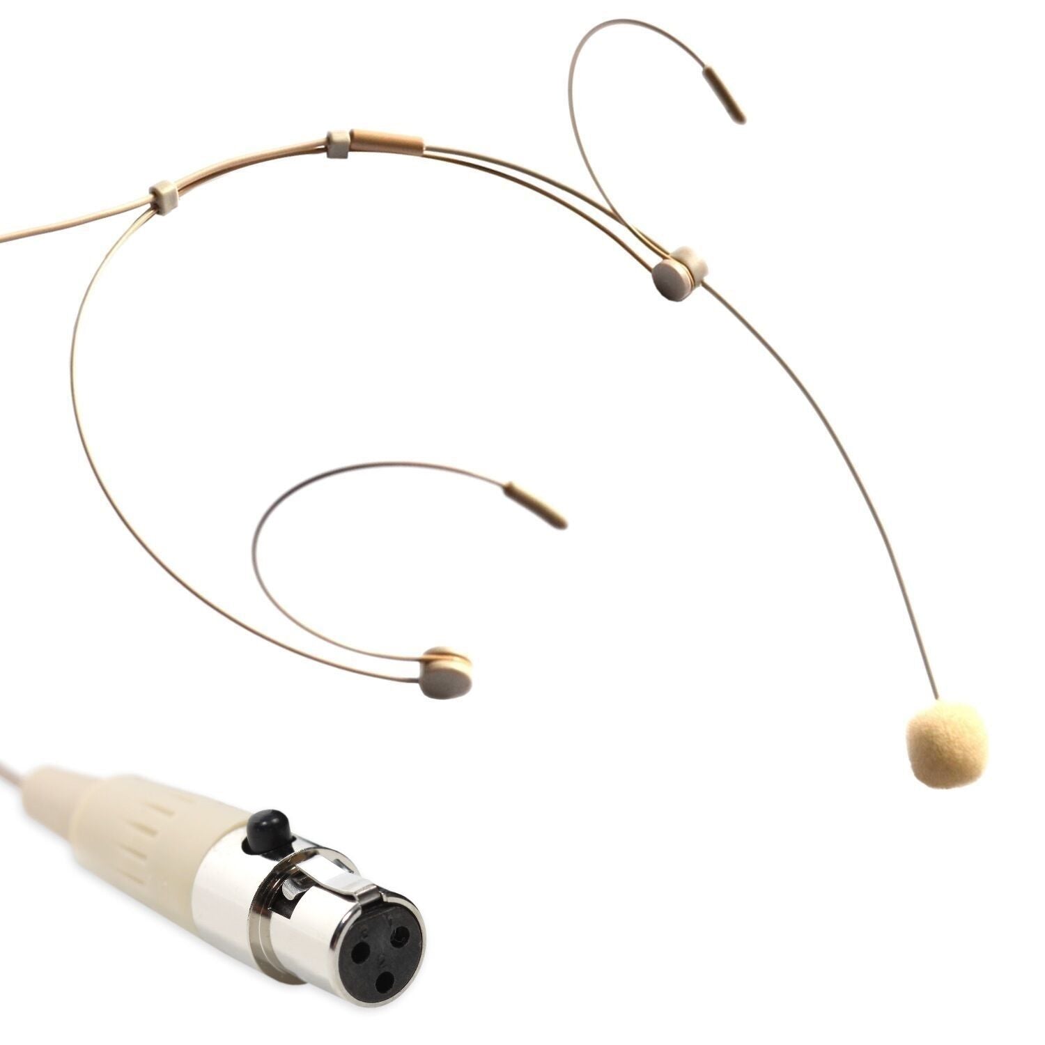 Headset Microphone 3 Pin Mini XLR Head Microphone for AKG Samson Wireless System