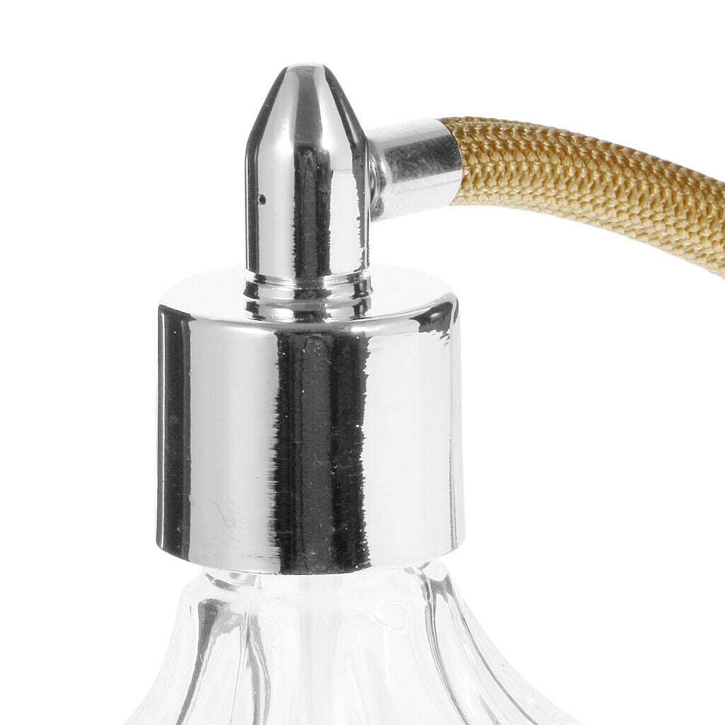 Refillable Perfume Atomizer Bottle Crystal Star with Tassel 100ml Travel