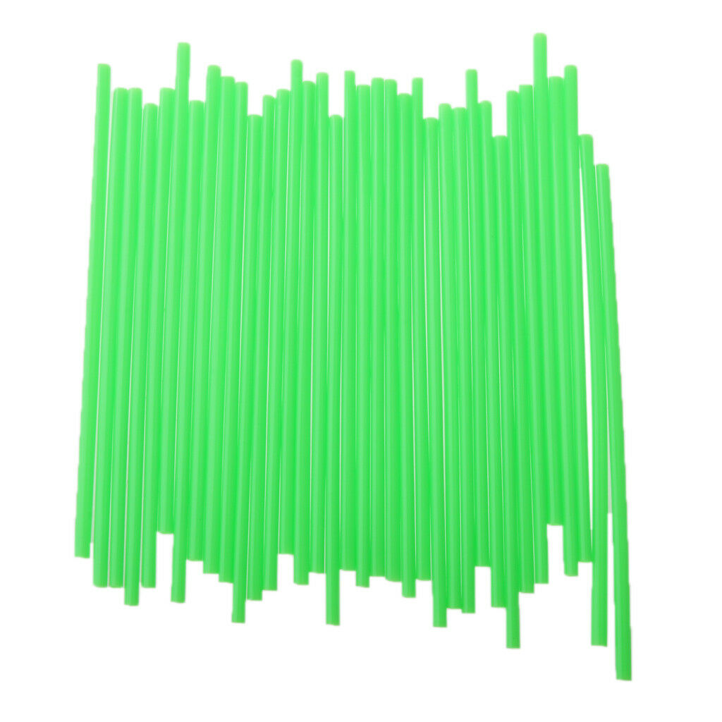 36x Green Wheel Spoke Wraps Coat Pipe Custom for Motocross Dirt Bike Pit