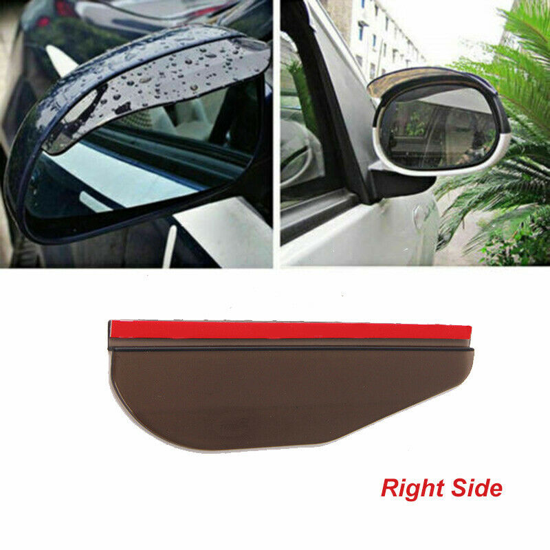 1x Car Right Side Rearview Mirror Rain Sun Guard Visor Shade Shield/Deflector
