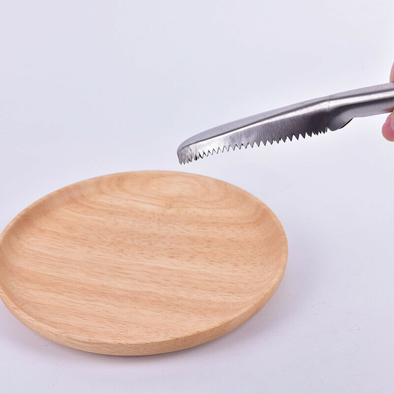 1PC Stainless Steel Fish Scale Remover Cleaner Scaler Scrapers & Kitchen .l8