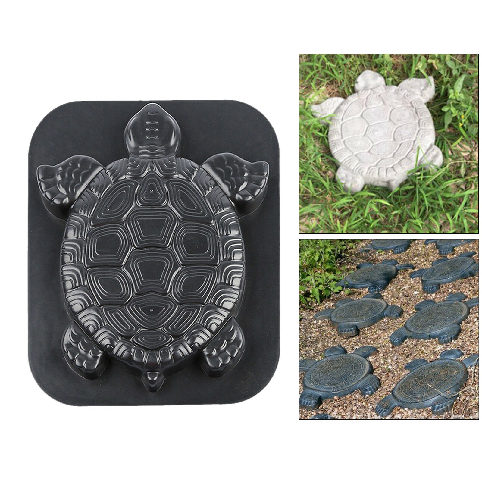 Plastic Mold Turtle Shape Stepping Stone Mould Path Patio Paving Pavement