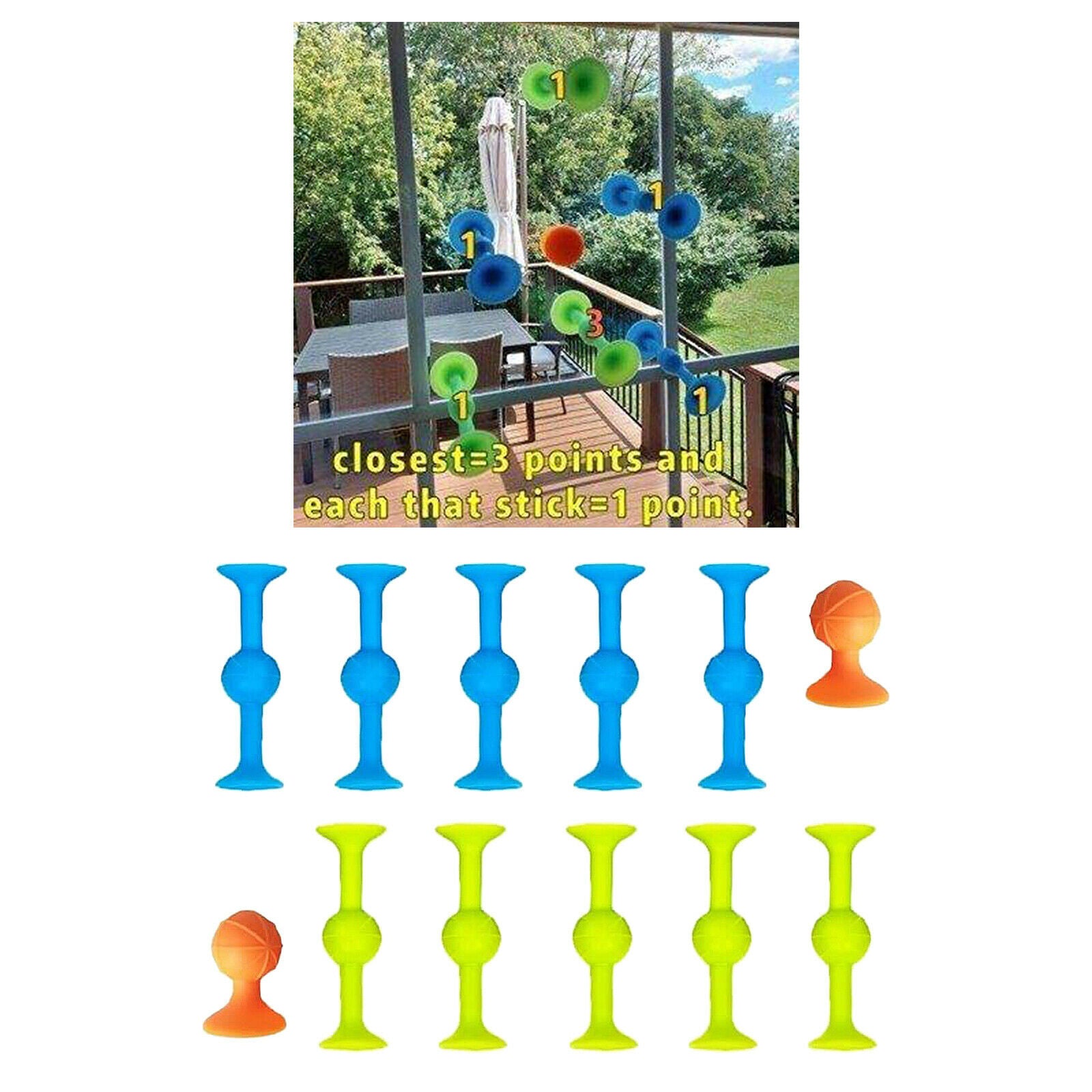 Soft Building Blocks Kids DIY Sucker Funny Silicone Block Construction Boys