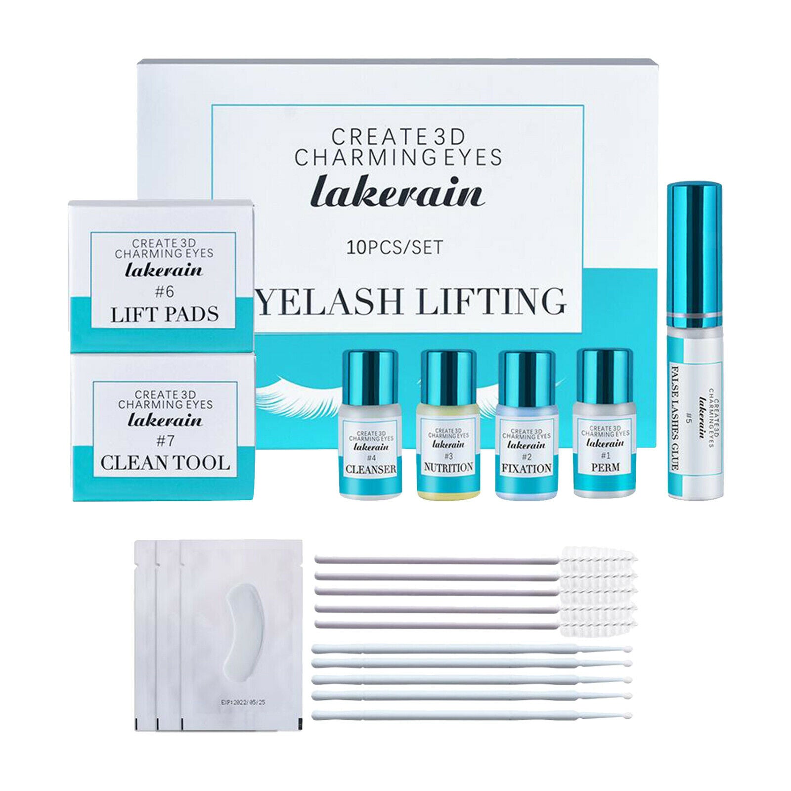 Kit Eyelash Perm Kit Eyelash Lash Extensions Long-Lasting Curl