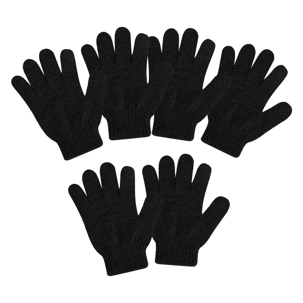 Lots 12 Exfoliating Gloves Back Shower Scrubber Full Body Massage Gloves