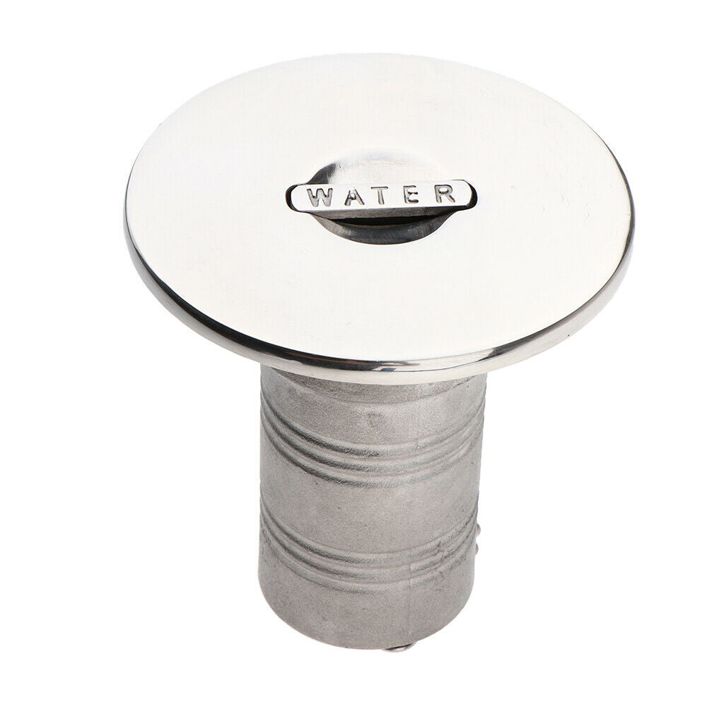 Boat Deck Fill/Filler Keyless   1-1/2 (38mm) 316 Stainless Steel Water