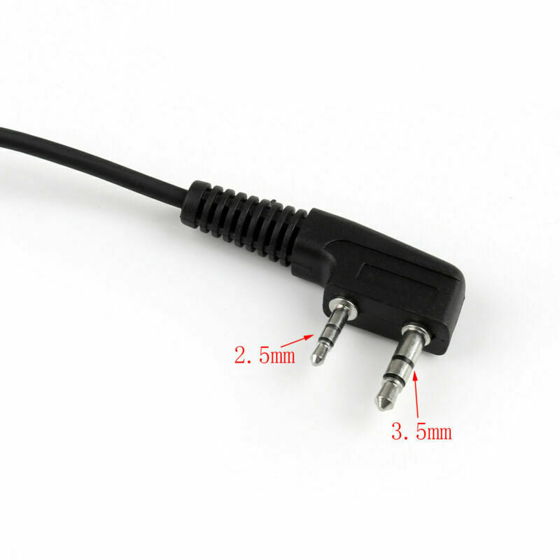 5x 2Pin Extension Cable For Radio Earpiece Speaker Mic Kenwood Baofeng 2m