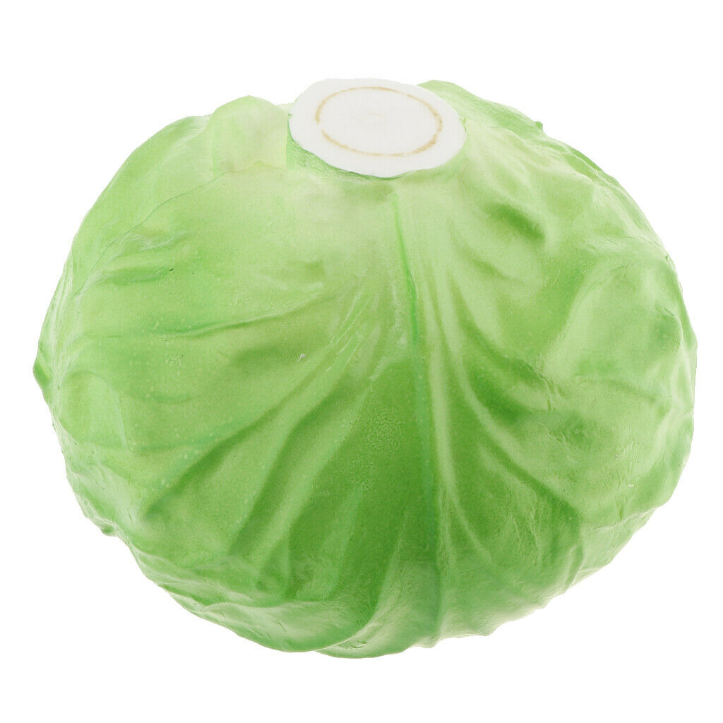 Artificial Vegetable Cabbage Kitchen Cabinet Table Display Decor Craft  Green
