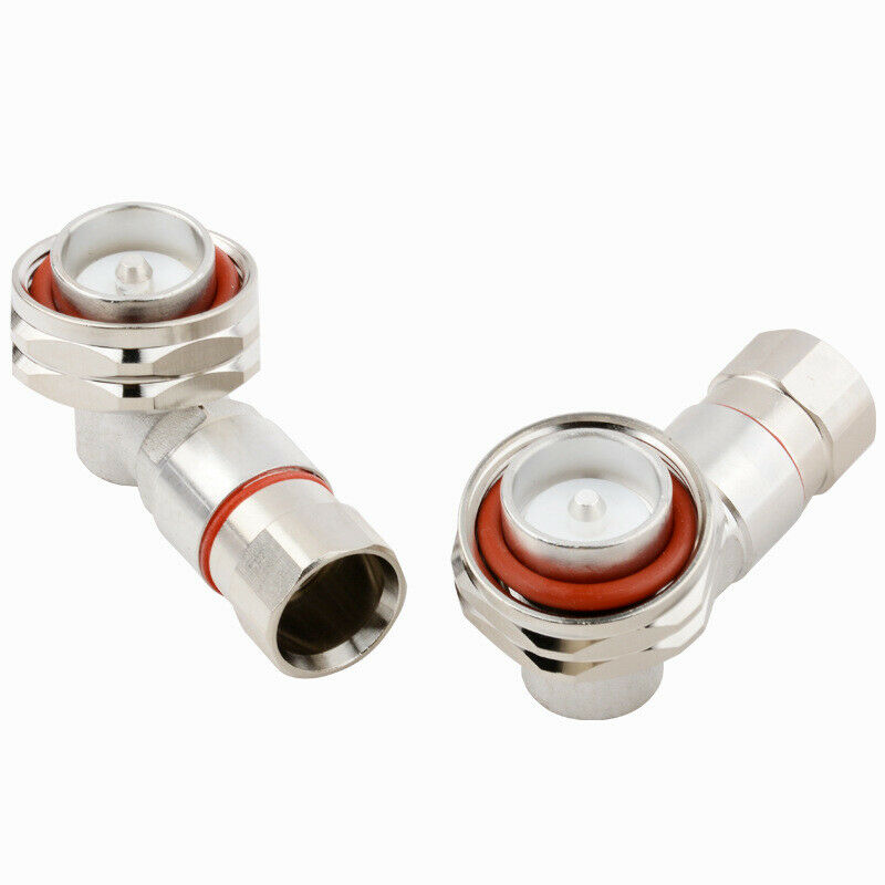 All Copper 1/2 Feeder Din Right Angle Elbow Coaxial Rf Cable Din7/16 Type Elbow