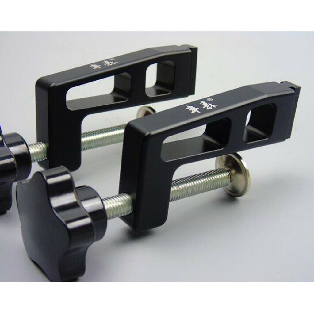 2PCS HEAVY DUTY T SLOT CLAMP 6'' WOODWORKING GRIP VISE - BLECK