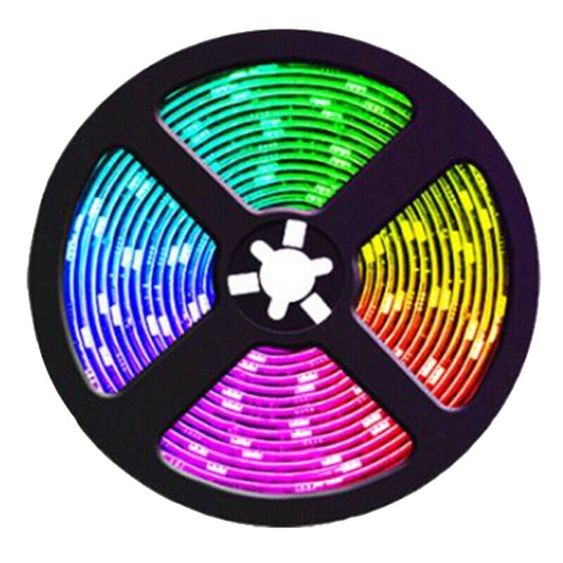 4X(LED Strip Lights RGB 5050 Color Changing Music Sync Color for DecorationR6S4)
