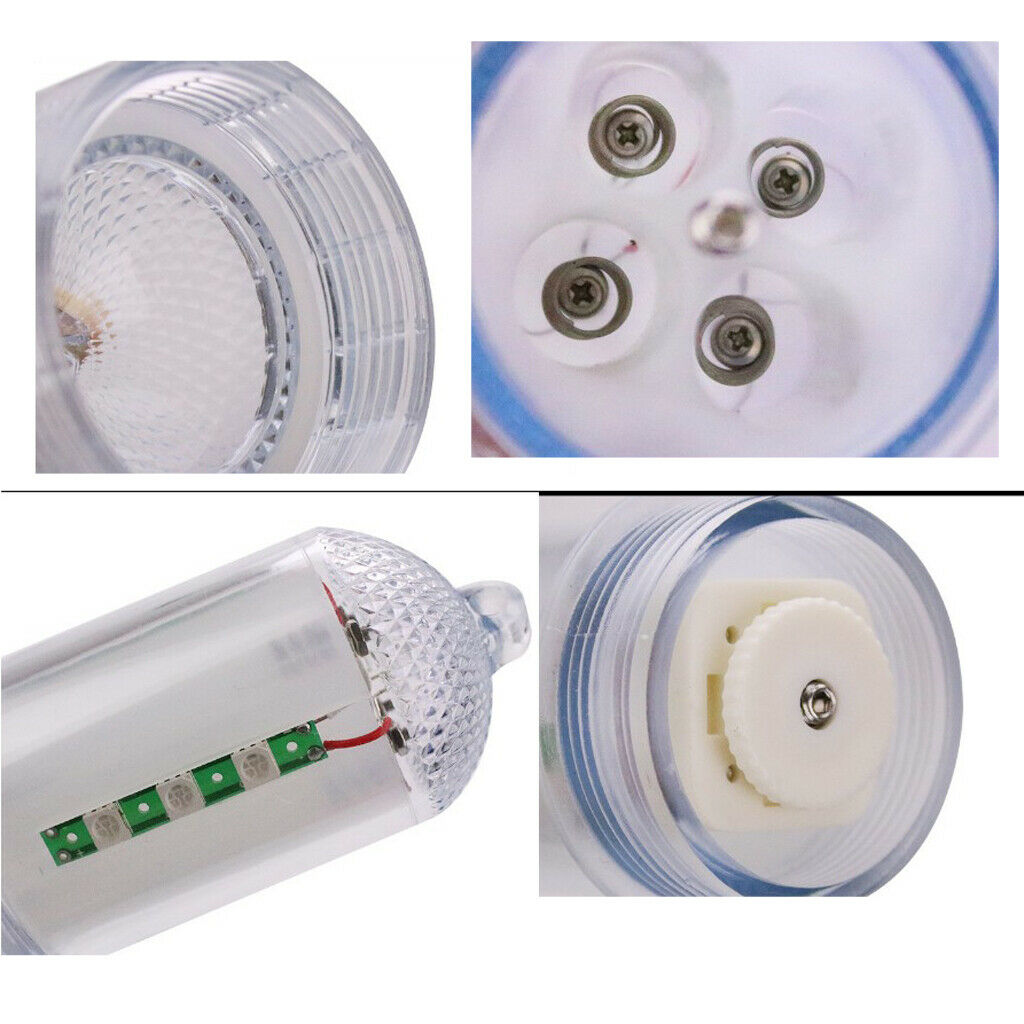 Underwater Deep Drop Fishing Light Attract Indicator Lure LED Lamp Bait Strobe -
