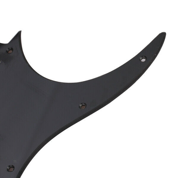 Black Pickguard Guard Scratch Plate 1-Ply 10-Holes For  Guitar HSH
