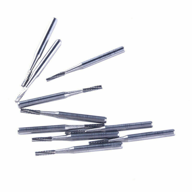5 boxes Dental High Handpiece Burs FG557 Fissure Cylinderical Tungsten steel New