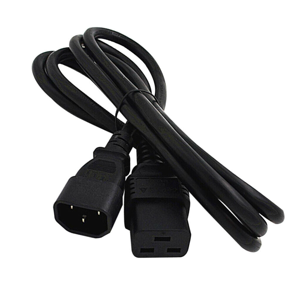 IEC320 C14 to C19 Socket 10A to 16A UPS DATA AC Power Adapter Cable Lead
