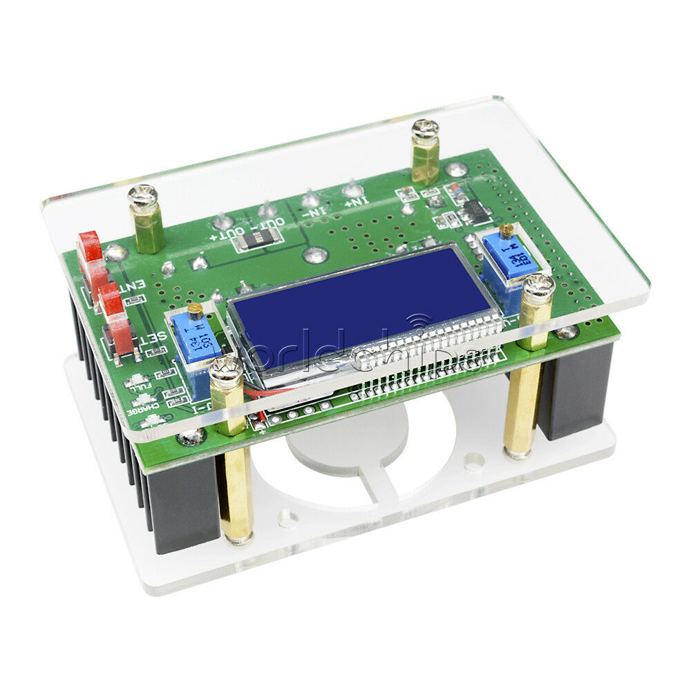 10A DC-DC 10-32V Step Down to 10-60v Boost Power Supply + LCD volt Ammeter