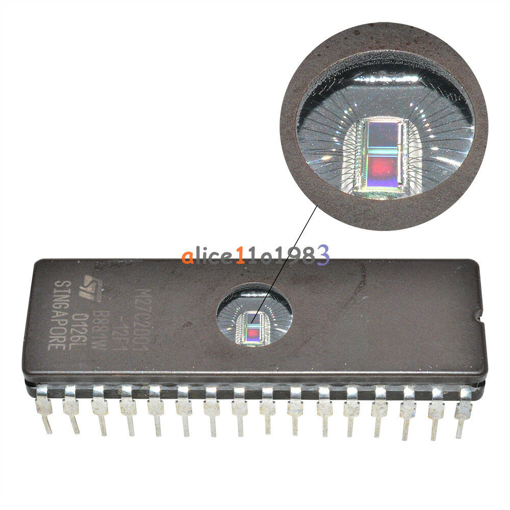 2PCS M27C2001 M27C2001-12F1 IC EPROM 2MBIT 120NS 32CDIP