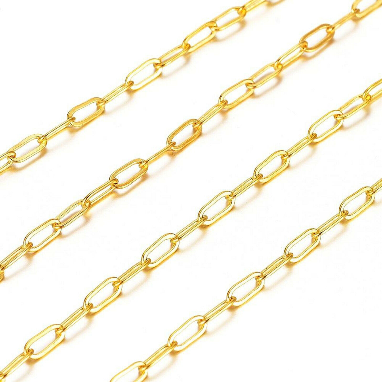 DIY Necklace Chain Jewelry Making Cable Chain