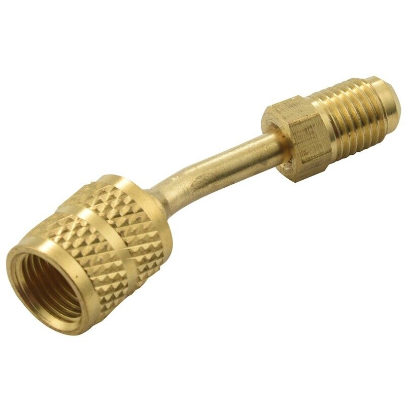 4 Pack R410A Adapter Charging Vacuum Port Adapter Brass Converter with ThimbleU7