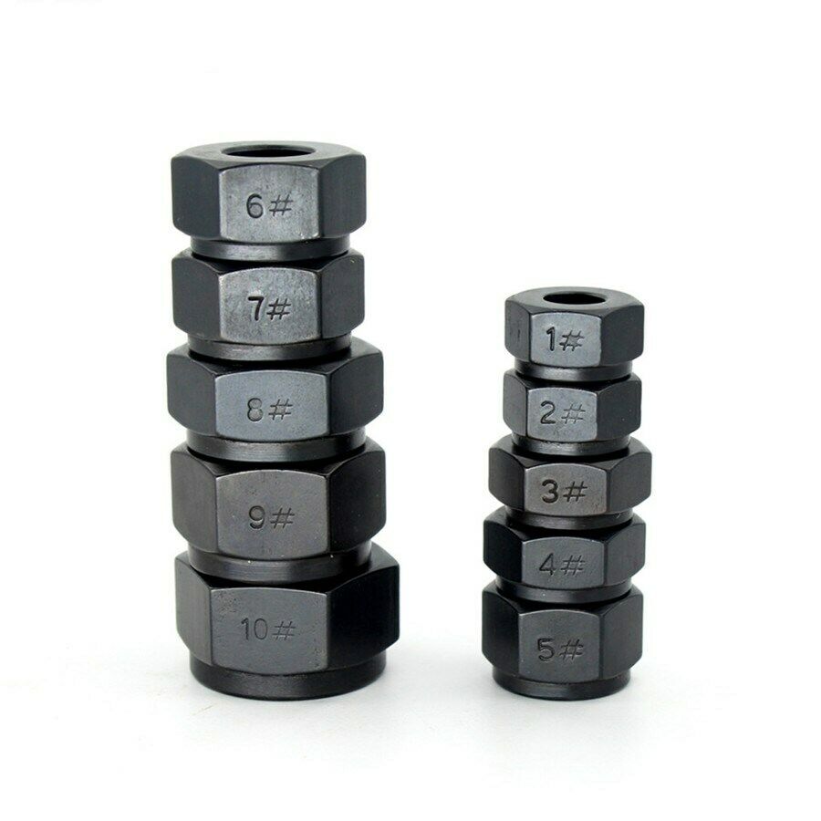 10x Damaged Rusted Bolt Nut Screw Remover Extractor Removal Tool Kit (#1 - #10)