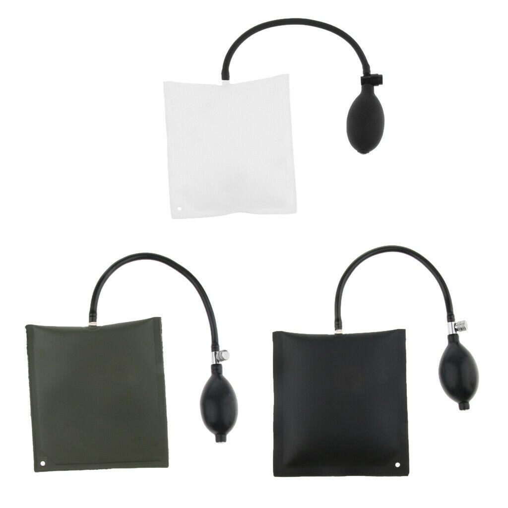 3Pcs Air Pump Wedge Inflatable Leveling Alignment Shim Bag Tool 15x15cm,