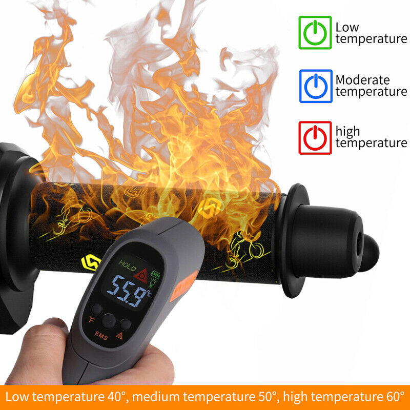 12V Motorcycle Heated Hand Grips Cover Handlebar Warm Heater Shrinkable Sleeve