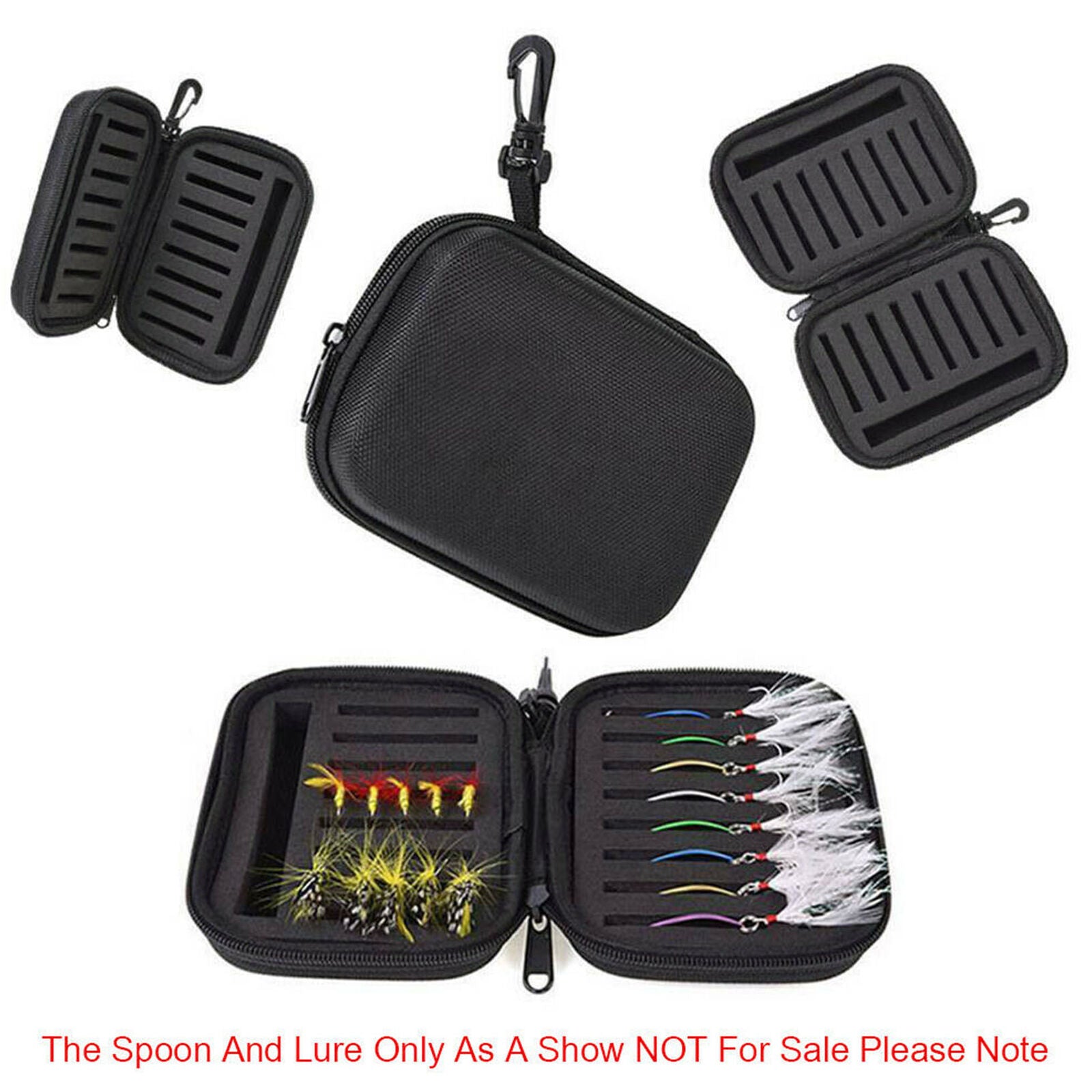 1PC Fishing Lures Tackle Spinners Plugs Soft Bait Pike Trout Salmon Box Bag Case