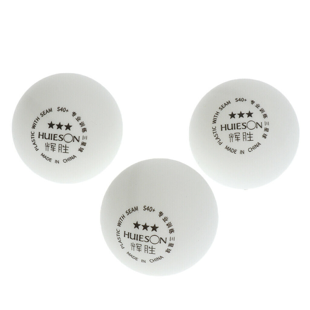 3 Count   Durable 40mm Table Tennis Balls Official Ball White