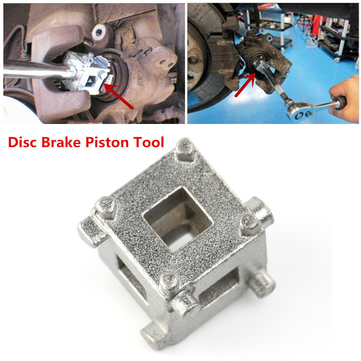 Car Truck Rear Disc Brake Piston Caliper Wind Back Cube 3/8" Drive Calliper Tool