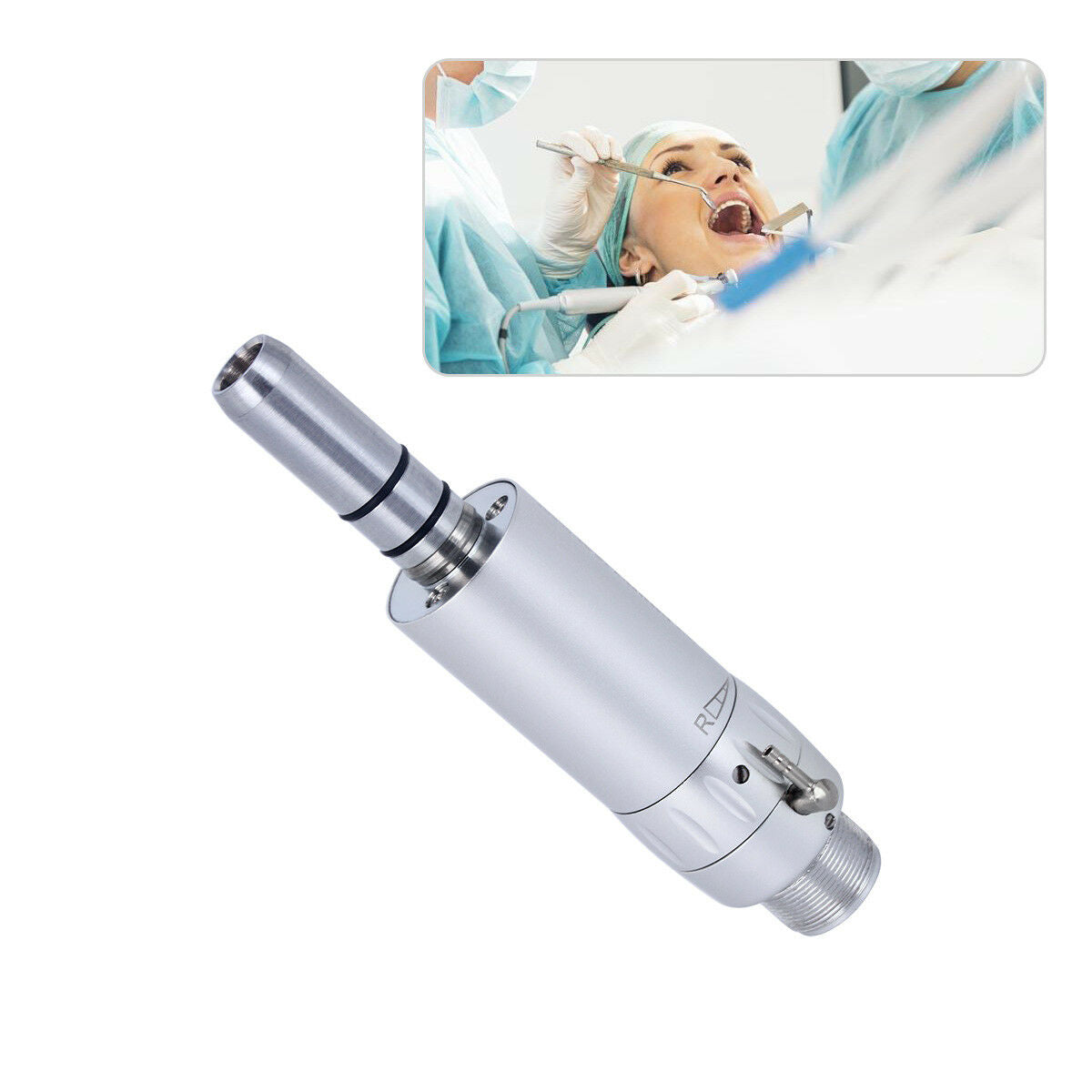 5X NSK Style Dental 2 Holes Low Speed Handpiece E-type Air Motor EX-203C