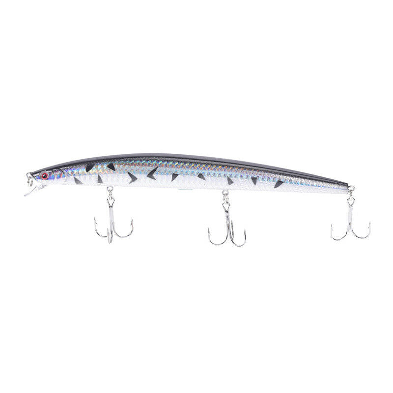 long minnow fishing lure plastic hard bait tackle basscrankbaits 18cm/7.08.l8