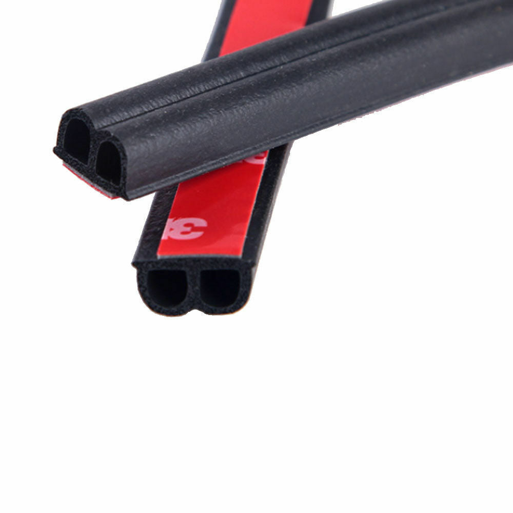 B-Shape Rubber Car Door Seal Strip Hood Trunk Edge Weatherstrip Moulding Trim