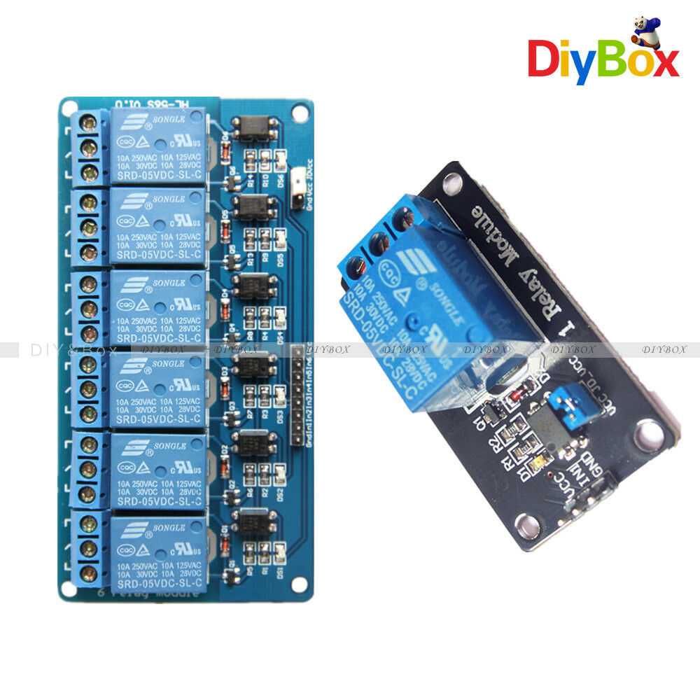 6 Channel DC 3V Relay Module Expansion Board Optocoupler Insulation for Arduino