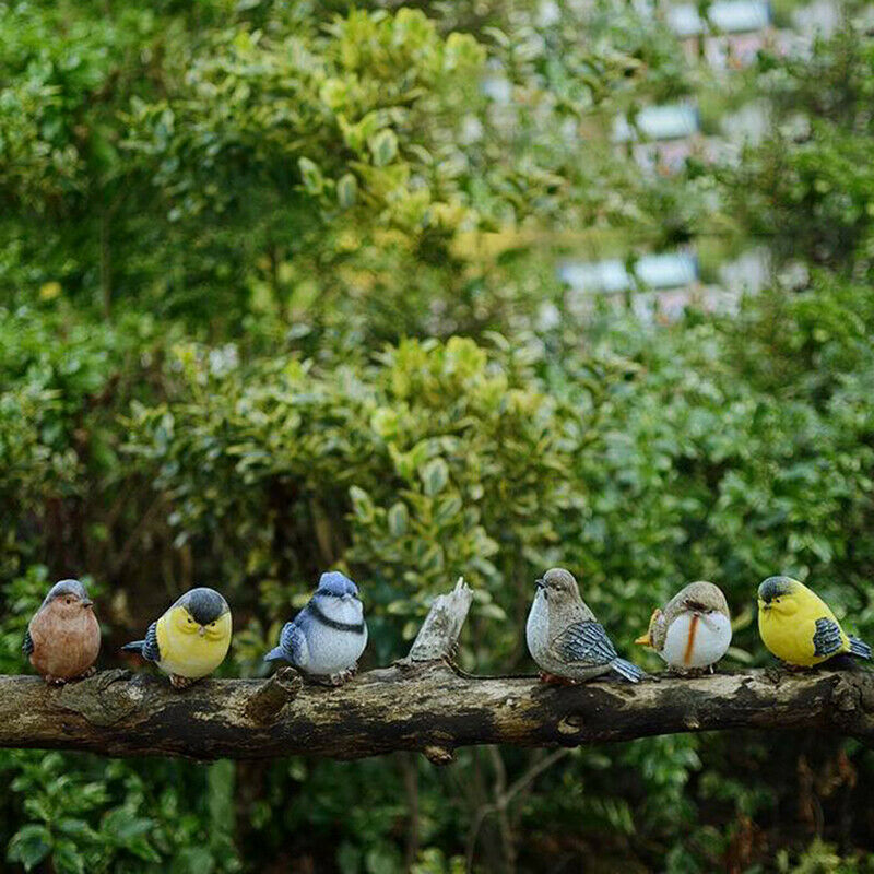 Magpie Birds Vividly Sparrow Garden Decoration Tree Home Outdoor Yard Orn.l8