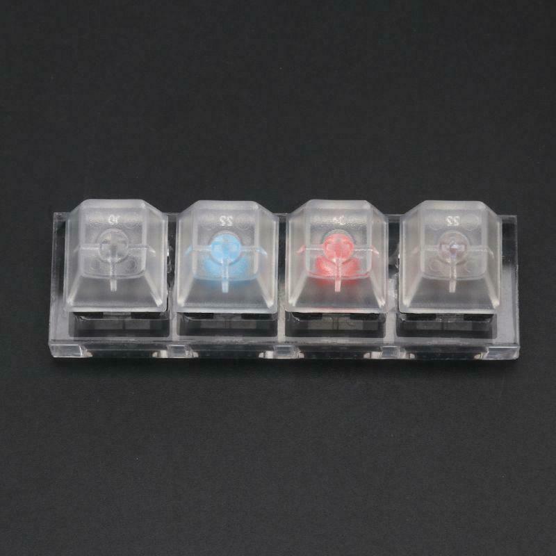 Gateron MX Switch Acrylic Keyboards Switch 4 Translucent Clear Sampler Tester