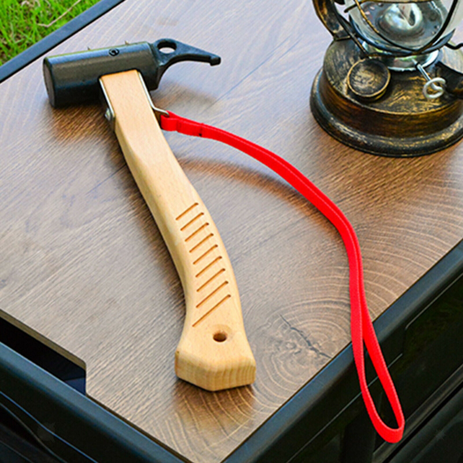 Outdoor Camping Tent Hammer Ground Nails Mallet Shovel Stake Remover Tool