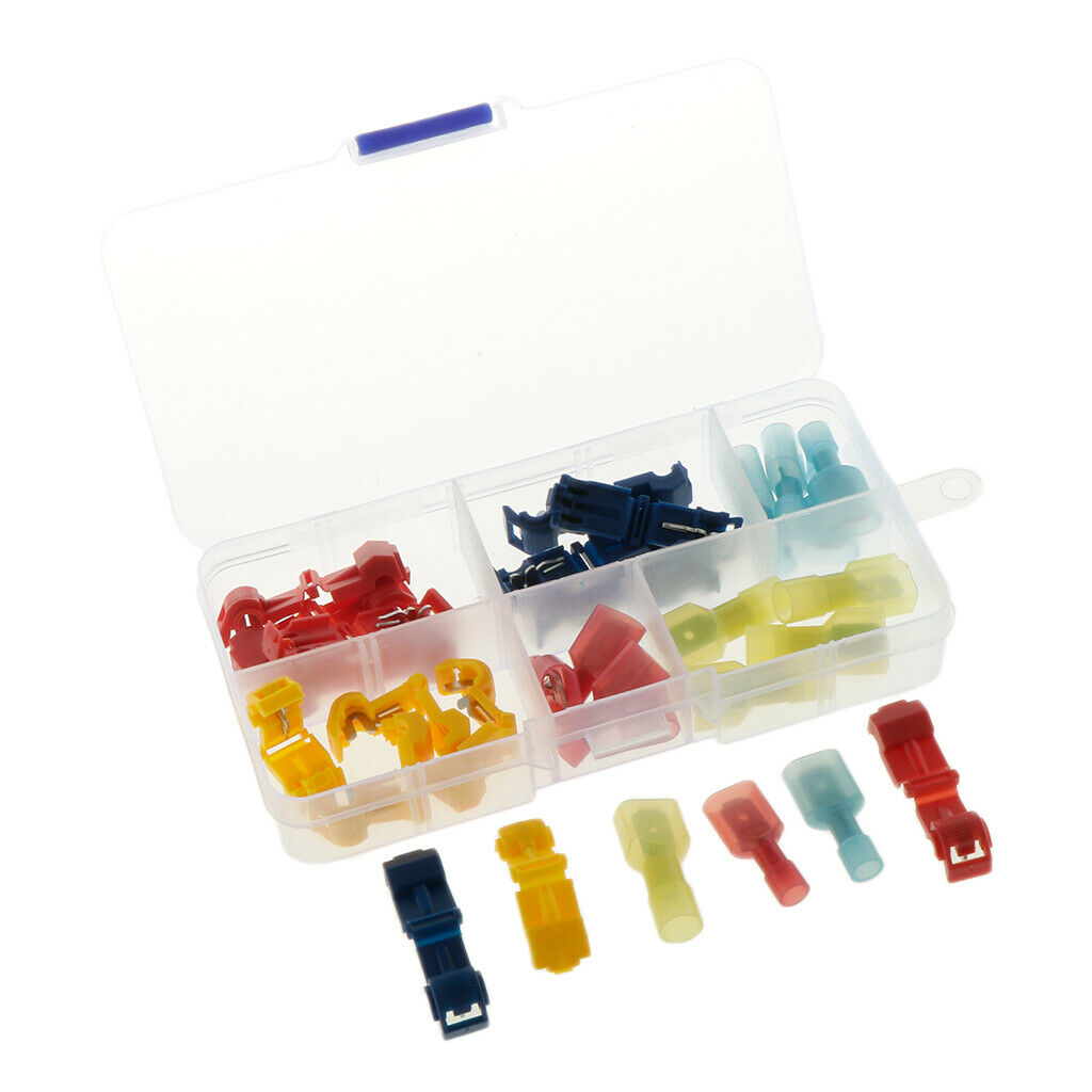 Premium T-Tap Wire Terminals Quick  Fully Insulated Spade Connectors with