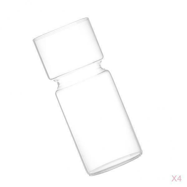 4 pieces Micro Landscape DIY Bottle Terrarium Container Glass Hydroponic Vase