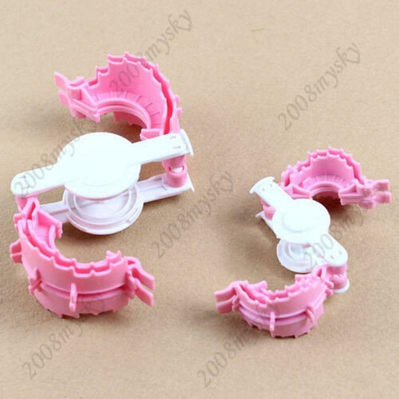 2X Size L+S Heart Shape Pom Pom Maker Baby Fluff Ball Weaver Knitting Craft Tool